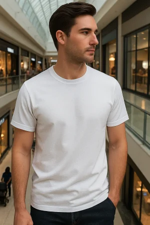 White Regular Fit T-shirt